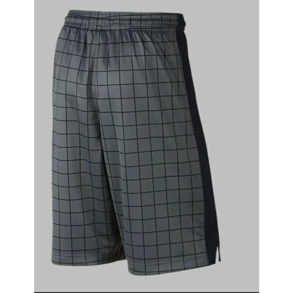 Jordan Retro 4 Stencil Dri-fit Shorts Dark Grey/Black. No string